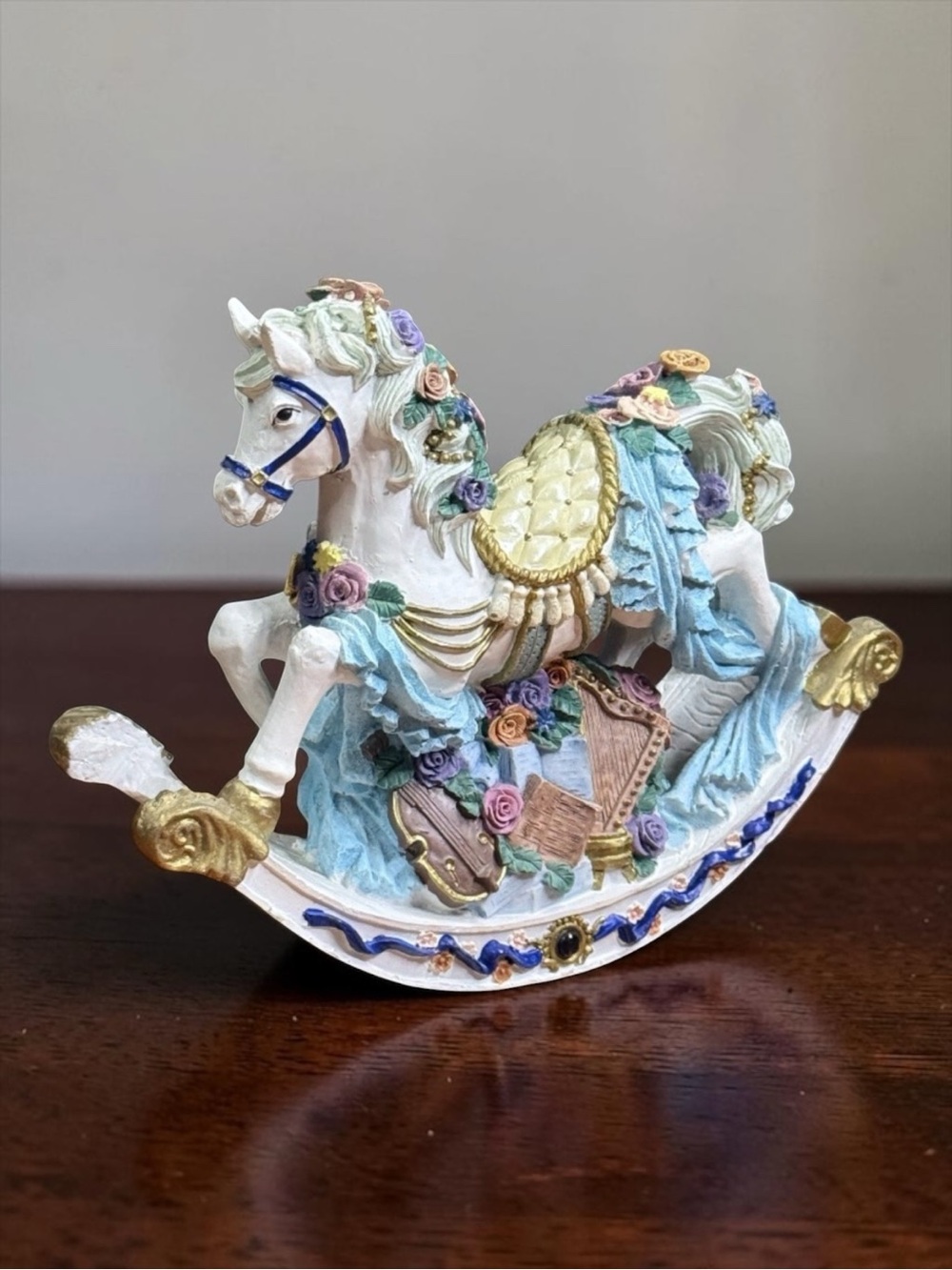 Rocking Horse Wind-Up Music Box